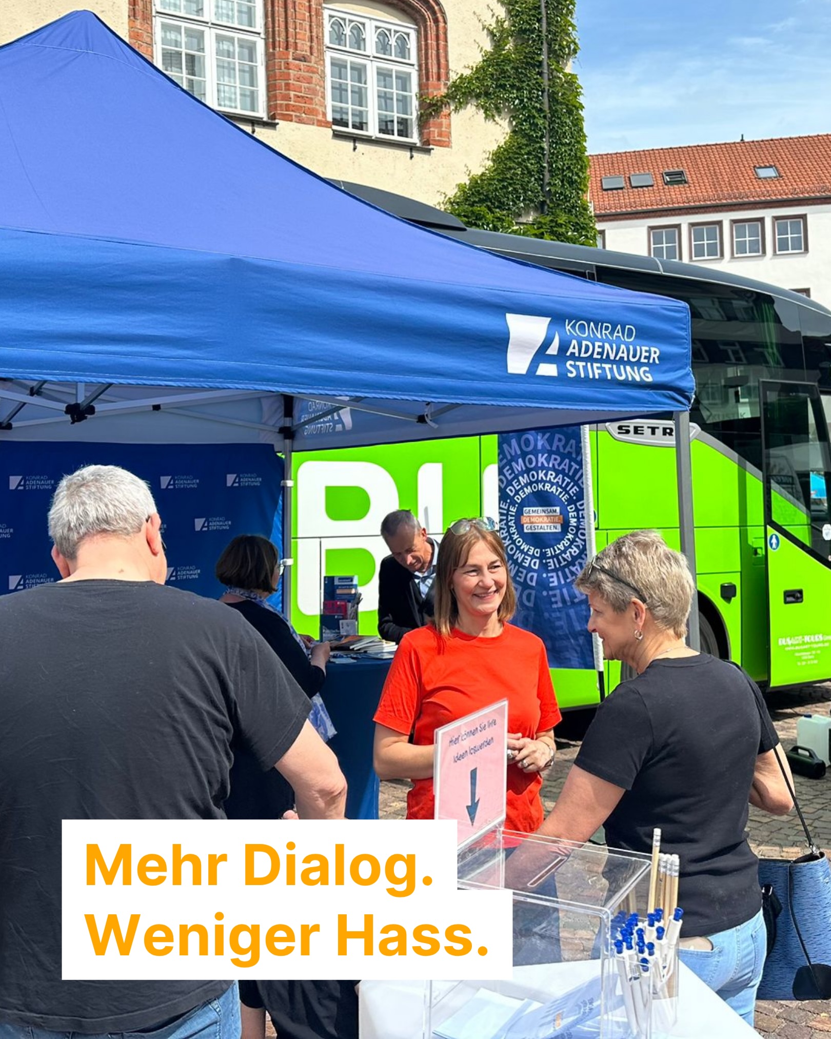 🚌 Demokratie lebt vom Gespräch